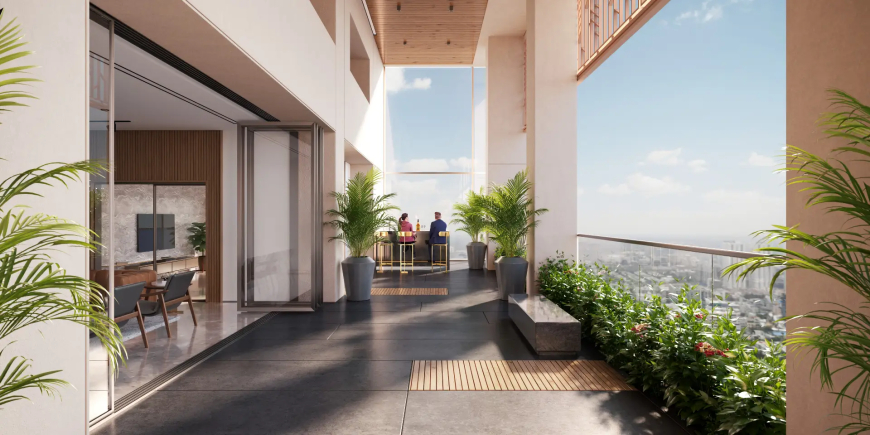 The biggest balcony in Hyderabad…