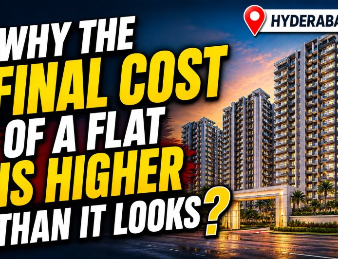 Why the final cost of a flat is higher than it looks?