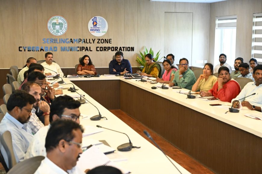CMC Sets July 15 Deadline for Model Junctions, Pushes Civic Works Across Serilingampally