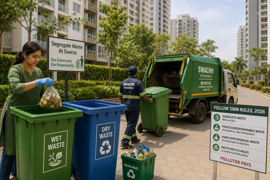 Waste Segregation Responsibility Now Lies with Hyderabad Gated Communities Under SWM Rules