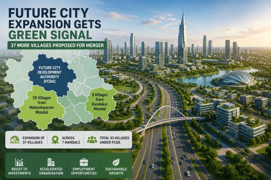 Future City Expansion Gets Green Signal, 37 More Villages Proposed for Merger