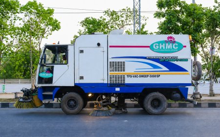 Cyberabad Trials Mechanized Road Sweeping Technologies to Boost Urban Sanitation