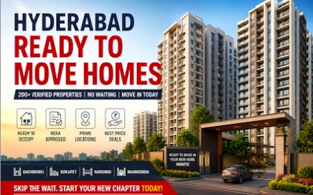 Demand for Ready-to-Move Homes Strengthens Across Hyderabad's Key Residential Corridors