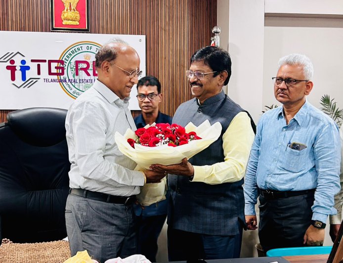 TG-RERA Gets Full-Time Chairman as Srinivasa Raju Takes Charge