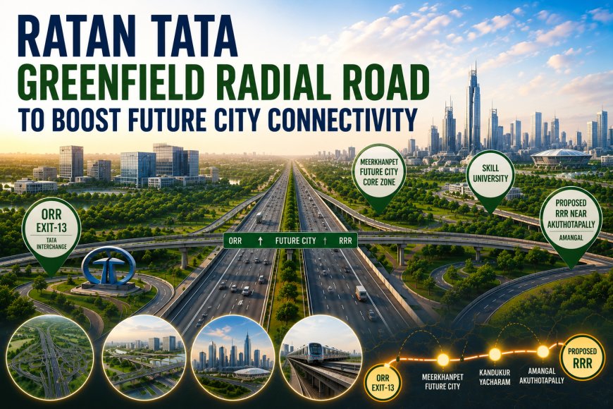 Ratan Tata Greenfield Radial Road to boost Future City connectivity