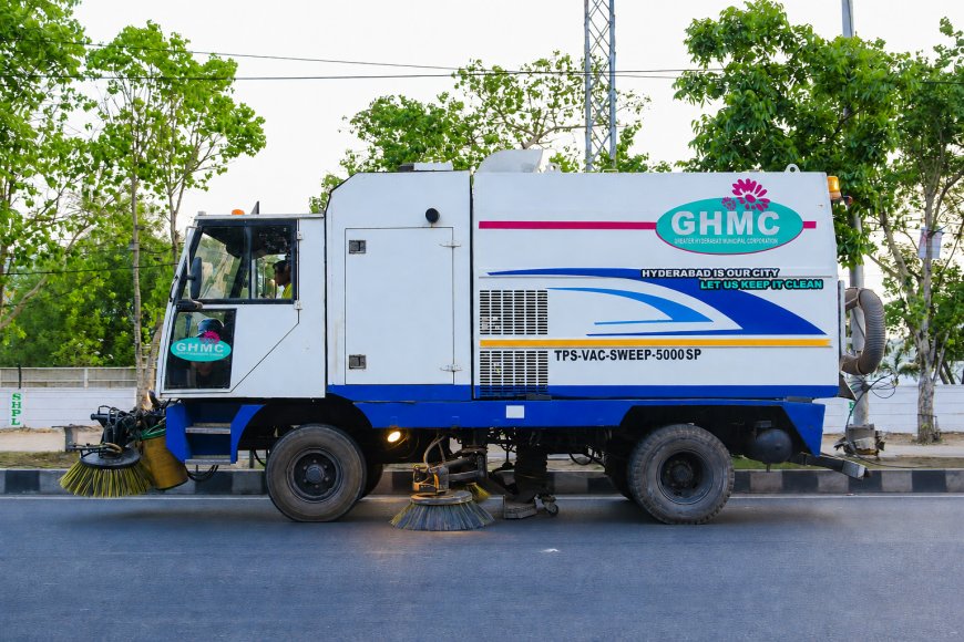 Cyberabad Trials Mechanized Road Sweeping Technologies to Boost Urban Sanitation