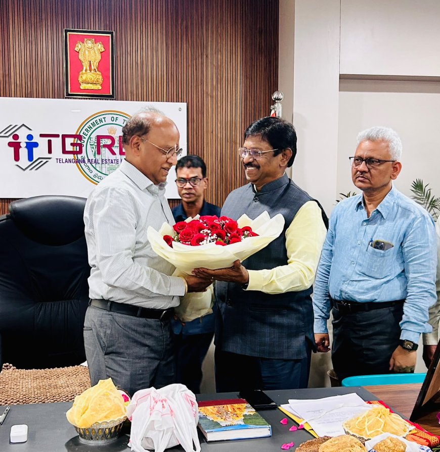 TG-RERA Gets Full-Time Chairman as Srinivasa Raju Takes Charge