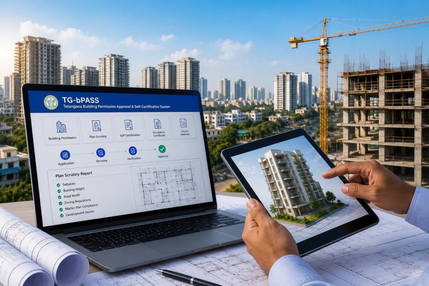HMDA Building Permissions Go Digital: TG-bPASS Speeds Up Plan Scrutiny Across Hyderabad