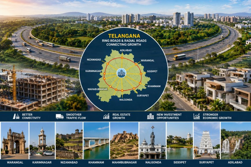 Telangana Plans Ring Roads Around District Headquarters