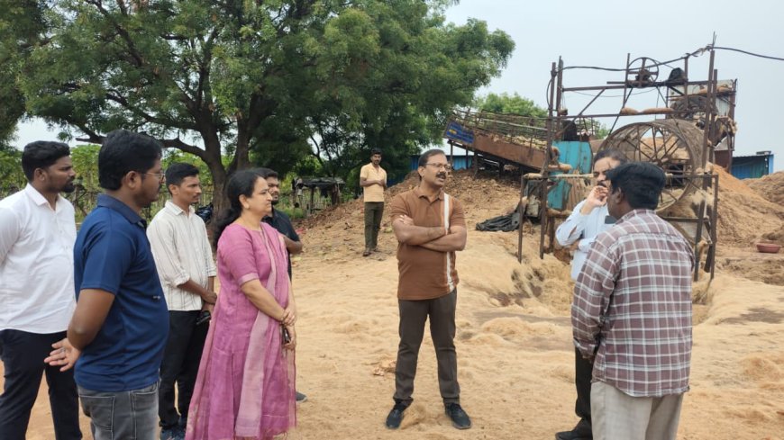 MMC Commissioner Inspects Coir, Cocopeat Units to Review Waste-to-Resource Processes
