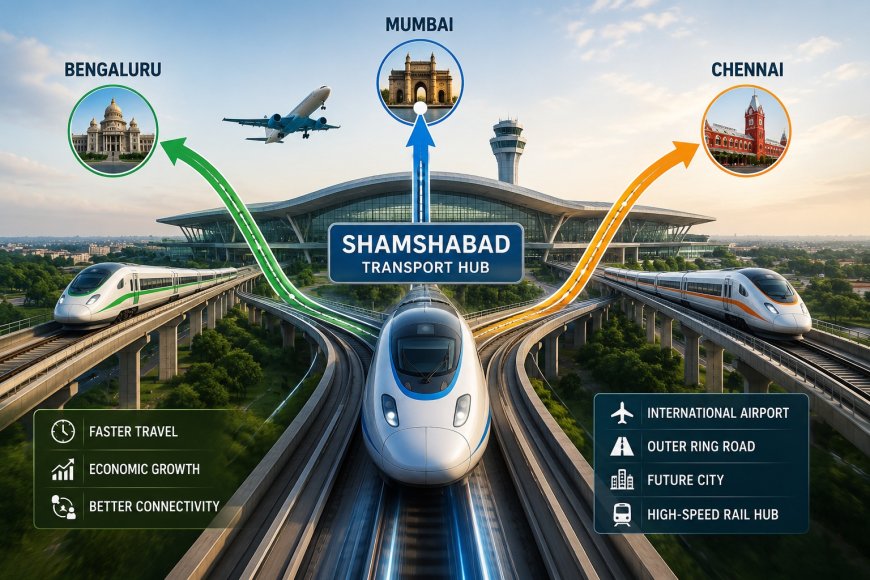 Shamshabad may anchor 3 bullet train corridors
