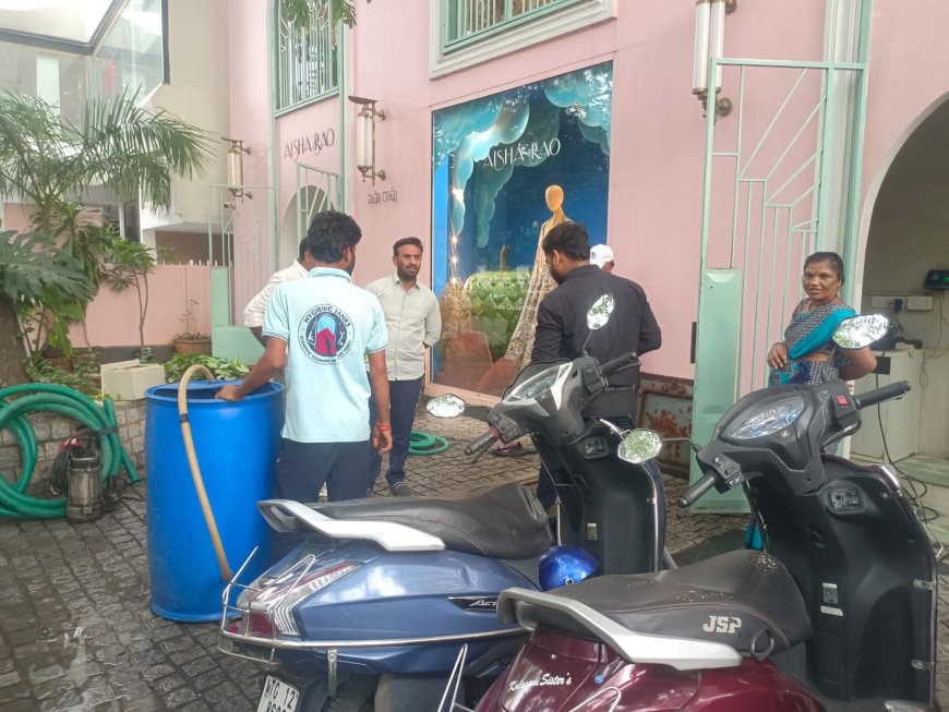HMWSSB Fines Banjara Hills Bridal Store Rs. 15,000 for Improper Wastewater Disposal