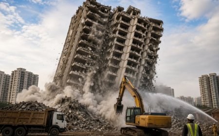 Builder to rebuild completed tower after tilt detected 