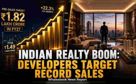 India Realty Pre-Sales May Rise 22.3% to ₹1.82 Lakh Crore in FY2027