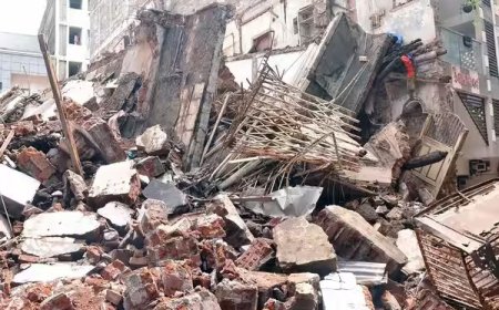 Hyderabad Building Collapse: 7-Storey Structure on 50-Sq-Yard Plot Collapses..
