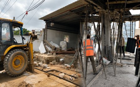 CMC Enforcement Drive Cracks Down on 102 Illegal Constructions in Three Days