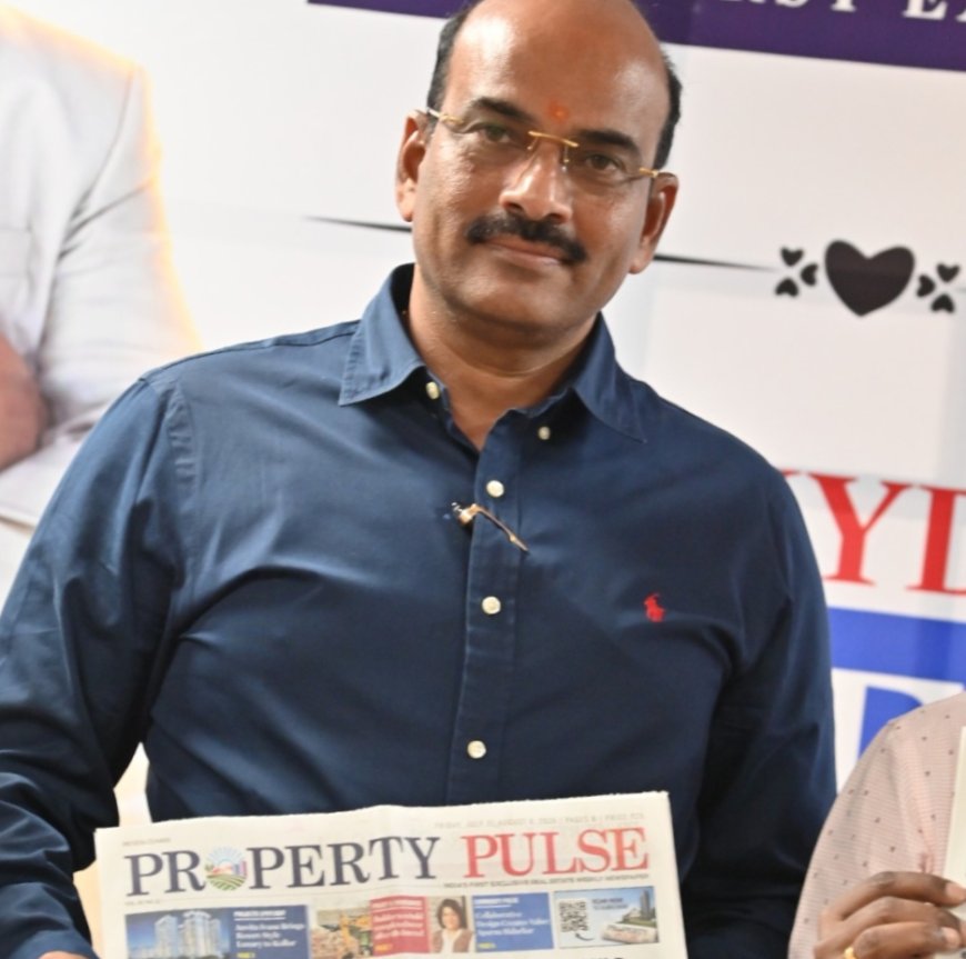 Hyderabad Registers 19,250 Housing Sales in H1; Prices Rise 7%: Indrasena Reddy, President