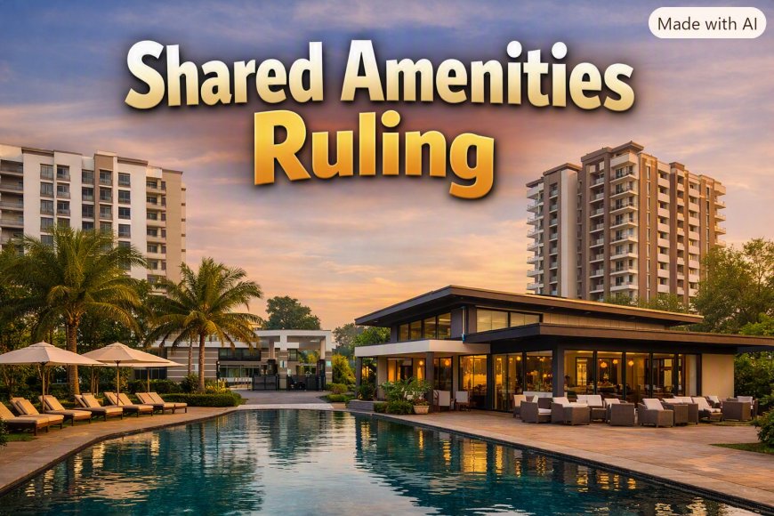 Flat Owners Cannot Prevent Another  Society from Using Common Facilities