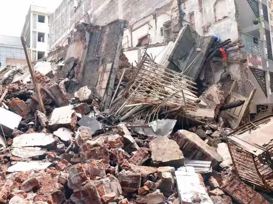 Hyderabad Building Collapse: 7-Storey Structure on 50-Sq-Yard Plot Collapses..
