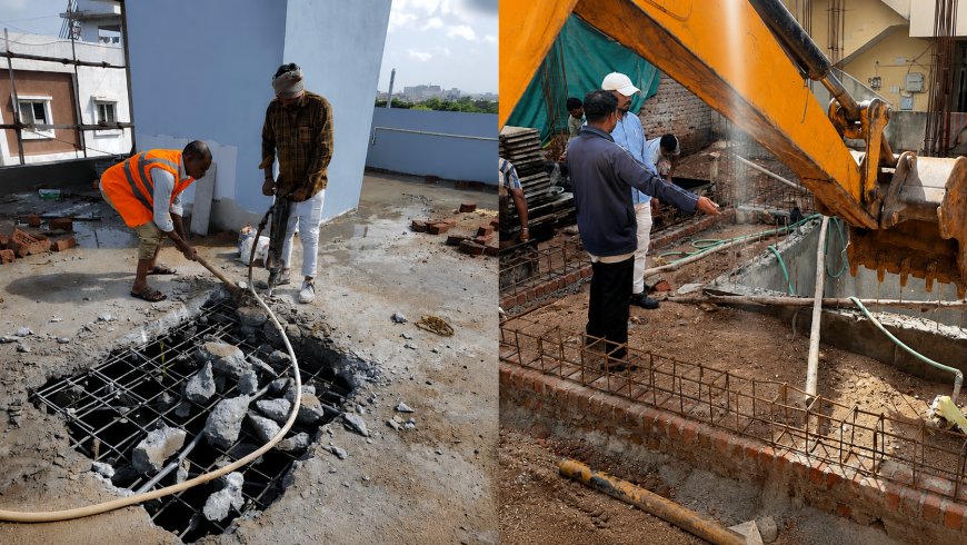 26 Unauthorised Buildings Demolished, 39 Notices Served in Two-Day CMC Enforcement Drive