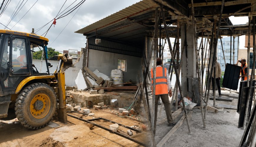 CMC Enforcement Drive Cracks Down on 102 Illegal Constructions in Three Days