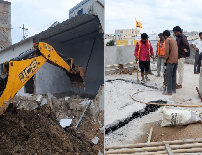 CMC Demolishes 82 Illegal Constructions in First Three Days of September