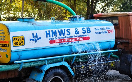 HMWSSB Sets Rs 5K Fine for Water-Wasting Tankers, Registration at Risk for Violations