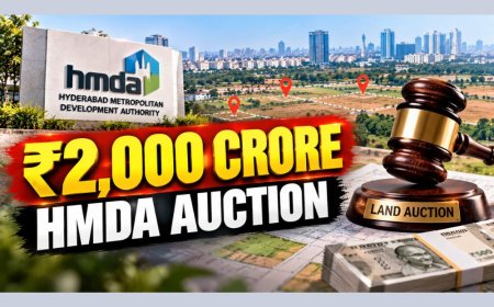 HMDA Eyes  ₹2,000 Crore from Land Auctions in Nov