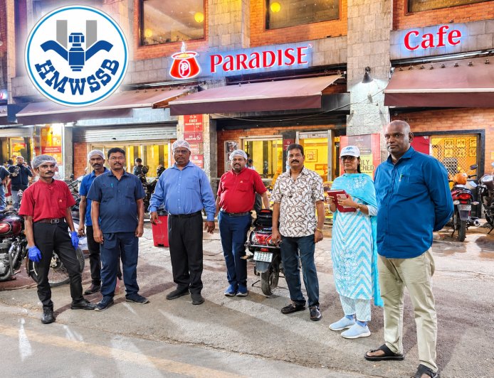 HMWSSB Acts on Water Misuse, Fines Hotel Paradise Rs 20,000