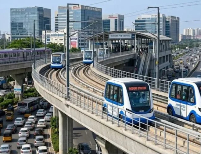 Hyderabad Plans Major Pod Car Network, Identifies 185 Acres for Depots