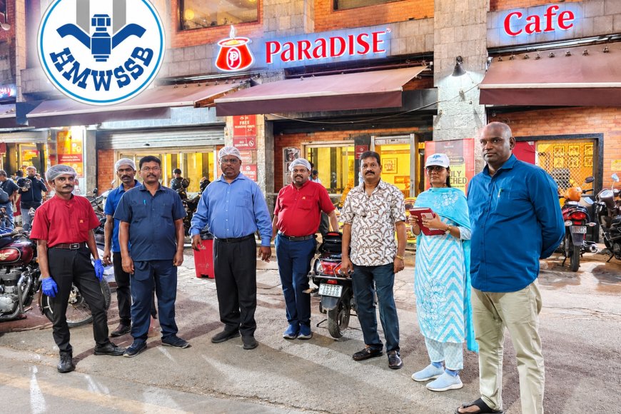 HMWSSB Acts on Water Misuse, Fines Hotel Paradise Rs 20,000
