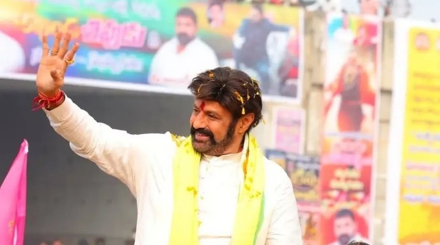 Balakrishna gives land for road widening near KBR Park