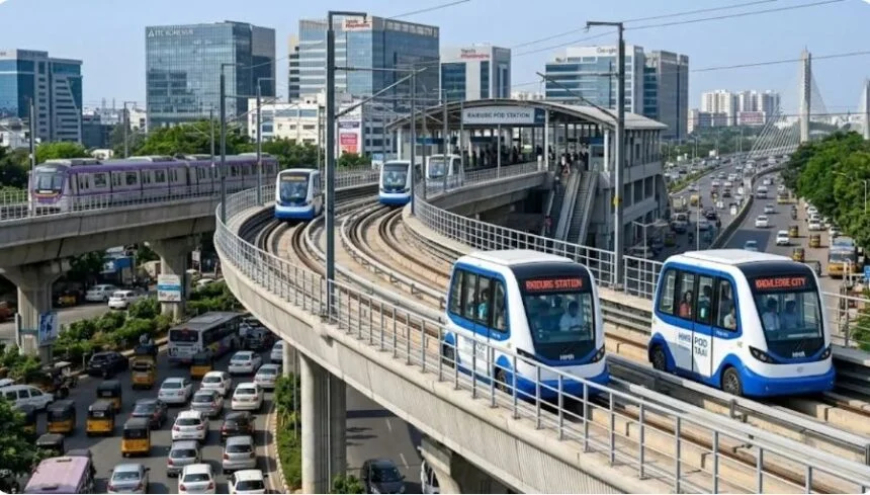 Hyderabad Plans Major Pod Car Network, Identifies 185 Acres for Depots